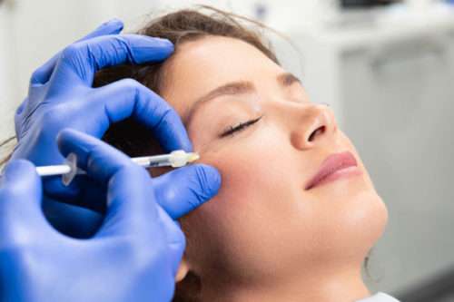 Women undergoing Botox® treatment
