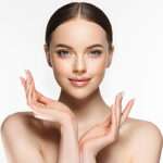 Beautiful young woman with clean fresh skin